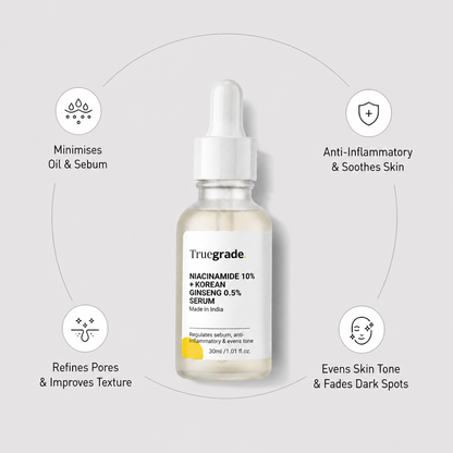 Niacinamide 10% + Korean Ginseng 0.5% Serum